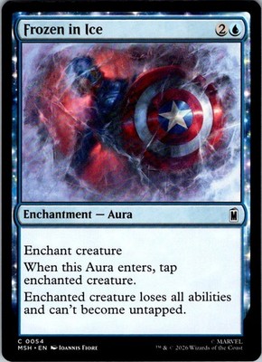 Frozen in Ice 54 Common Marvel Super Heroes Magic: The Gathering Near Mint