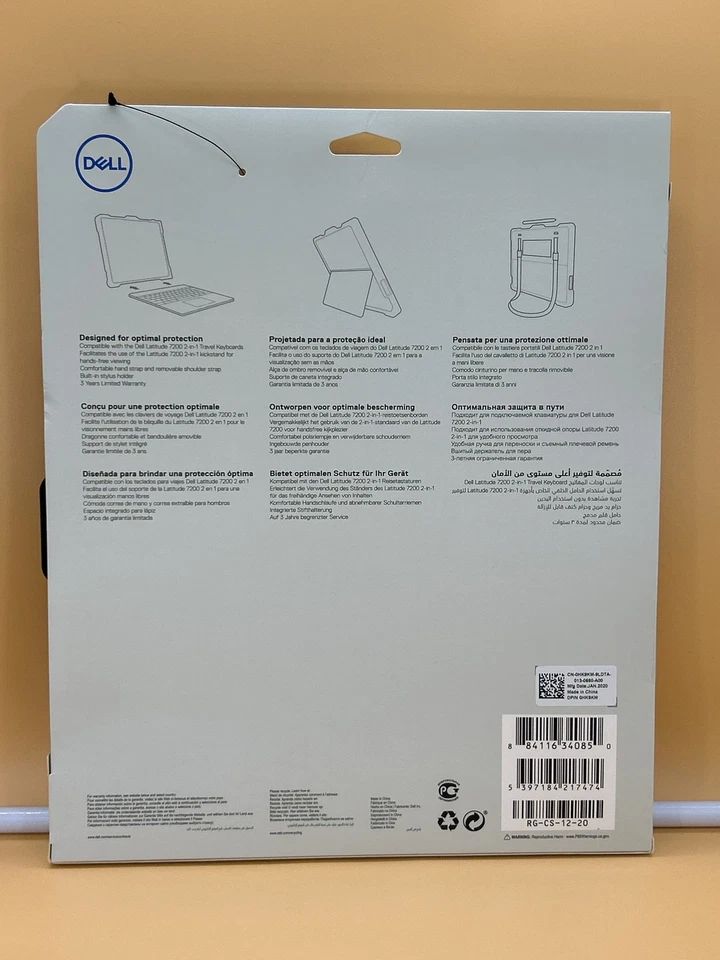 Dell Latitude 7200 2-in-1 Case RG1220C Black. Commercial Grade Case. Compu Cover - Image 2 of 4