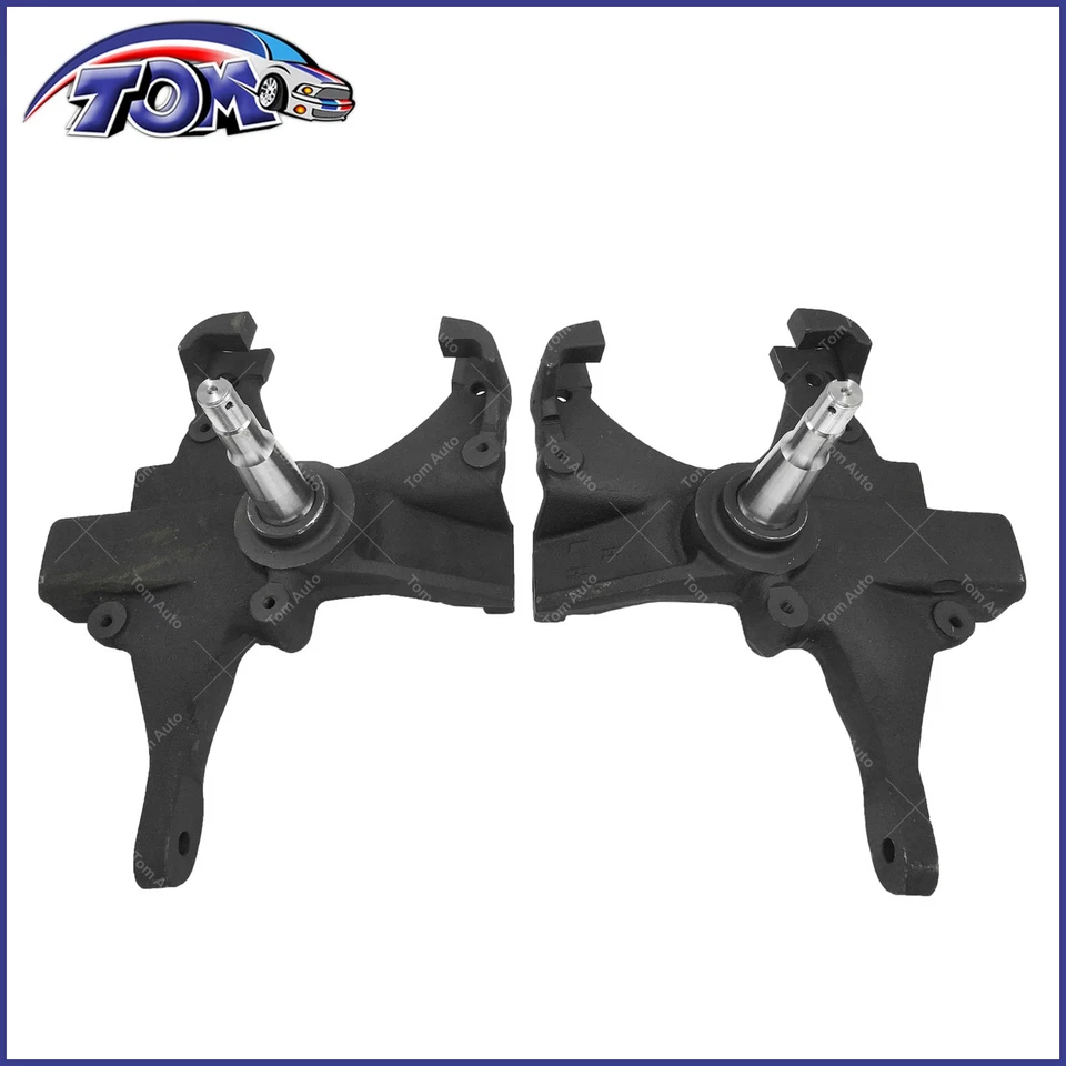 Husillo de caída de 2" negro para Chevrolet Bel Air Biscayne Impala Brookwood 1958-1964 Foto 2 de 3