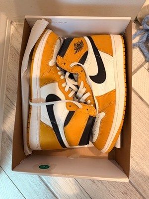 Size 10.5 - Air Jordan 1 Retro OG High Yellow Ochre with Box DS NEW NIKE Air Jordan 1 Retro OG High Yellow Ochre Best  main image 2