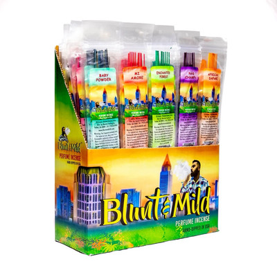 Blunt & Mild  Hand Dipped Incense Perfume Wands, 72 ct Display, FREE SHIPPING.