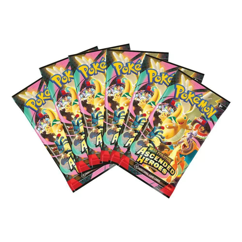 Pokemon TCG Ascended Heroes Booster Bundle 6 Packs Factory Sealed