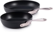All-Clad HA1 Expert Hard Anodized Nonstick Fry Pan 2 Piece Set, 8" & 10" Inducti