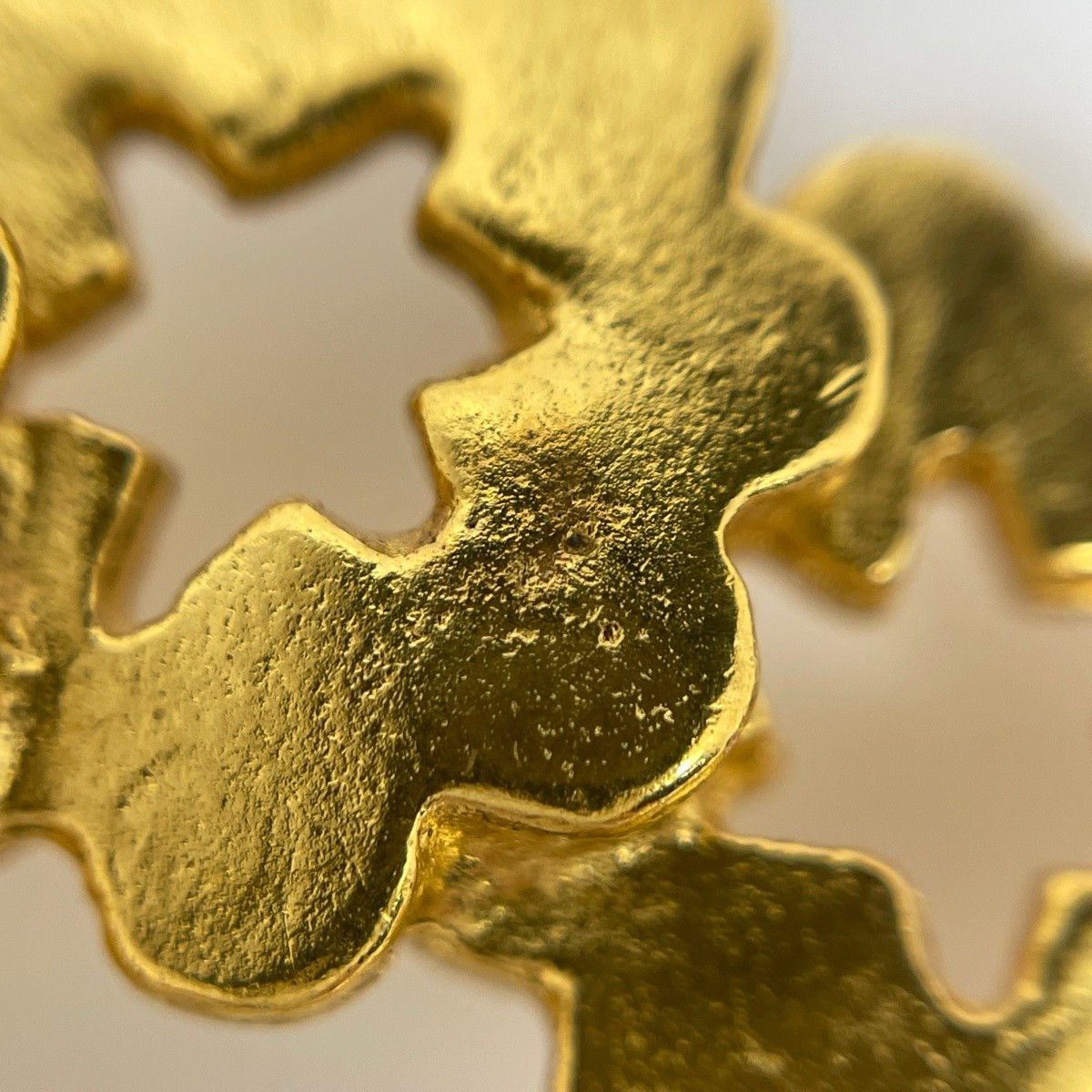 CHANEL (Interlocking) CC logo Loop Earrings Circl… - image 6