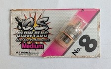 O.S. 71608001 #8 Glow Plug Long Medium NOS Made in Japan