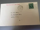 GB STAMPS RARE FIRST DAY COVER 1934 KING GEORGE V 1/2d NEW DEFINITIVE LONDON