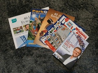 Europapark Broschüren Bücher Konvolut EP Fans 6 Teile wie Neu & Top Zustand