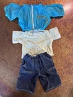 Vintage Cabbage Patch Kids Outfit: Jeans, T-shirt and Windbreaker