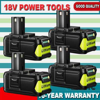 Für Ryobi P108 Akku 18V 5,0Ah Lithium One Plus RB18L50 Batterie /Ladegerät 9,0Ah