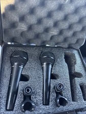 Behringer XM1800S Ultravoice Dynamic Cardioid XLR Mikrofon, 2er Pack mit Koffer