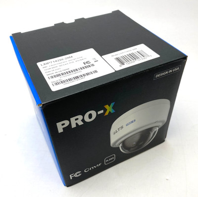 LTS PRO-X LXIP7142W-28M 2.8MM 4MP WDR NETWORK IR FIXED IP67 Ik10 DOME CAMERA