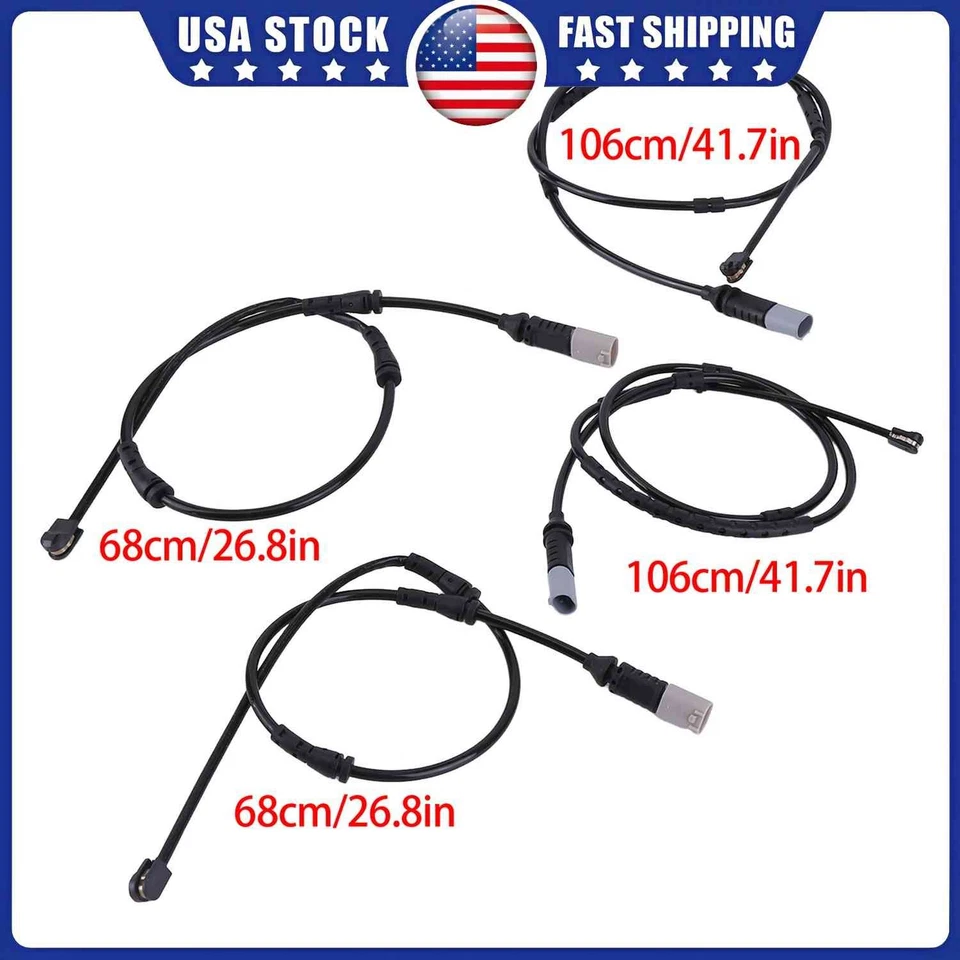 Nuevo sensor de desgaste de 4 pastillas de freno izquierda derecha apto para BMW 2014 2015 2016 M235I 3,0 L EE. UU. Foto 3 de 4