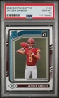 Jayden Daniels Rated Rookie 2024 Panini Donruss Optic Football #248 RC PSA 10