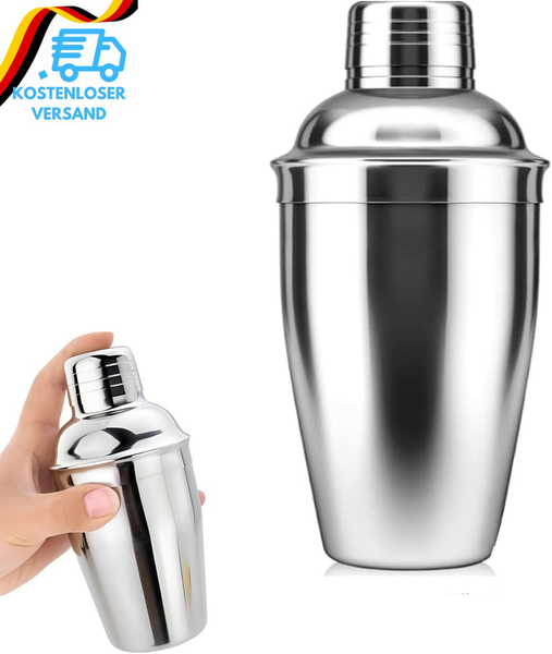 Bar Cocktail Shaker, 250Ml Martini Shaker Drink Mixer Mit Eingebautem Sieb FüR B-image