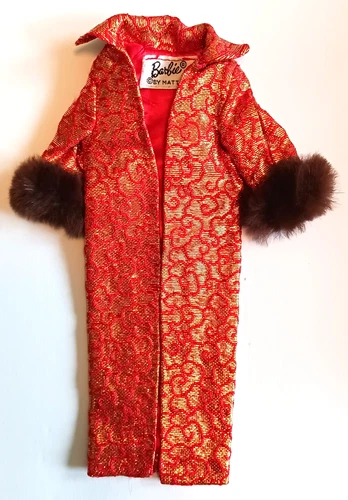 Vintage Barbie Doll Golden Elegance #992 Coat * JAPAN * NICE!