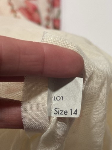 Vintage 70s Poppy Pattern Cottage Core Boho Maxi Dress Women’s *Flaw, $58.5 - Photo 7