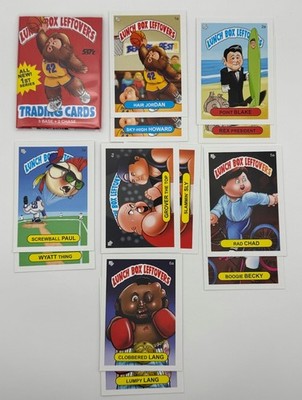 Lunchbox Leftovers Non-Sports Sports Cards Series 1 Complete Base Set + Wrapper