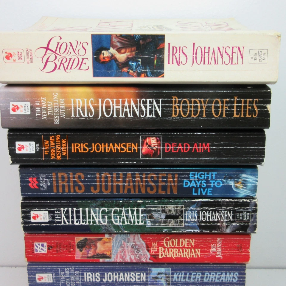 Lot of 10 Iris Johansen Paperback Books Foto 2 de 4