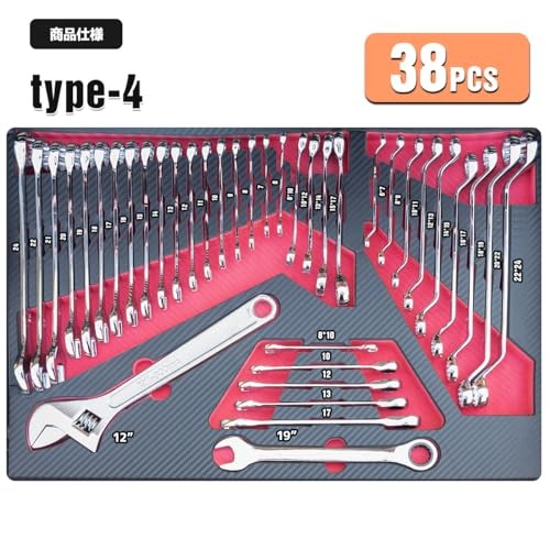 Tool set 414 pieces cabinet compatible drawer storage tool