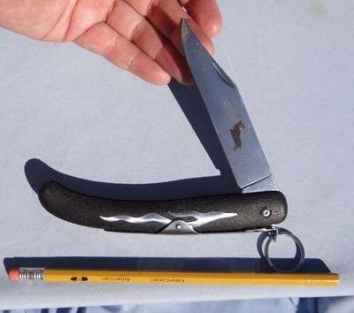 Cold Steel KUDU Folding Lockback Ring Pocket Knife Zytel Handle