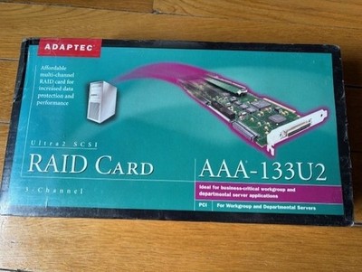 NOS Adaptec AAA-133U2 PCI Vintage SCSI RAID Adapter NEU VERSIEGELT - Ultra SCSI RAID