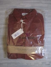 Fife Country Shirt Herren Medium Burnt Henna Highlander Micro-Fleece Reißverschlusstasche