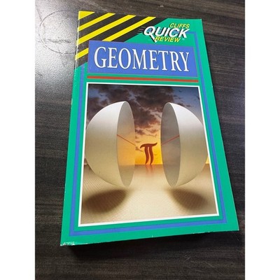 Cliffs Quick Review Geometry Study Guide Paperback Reference Manual