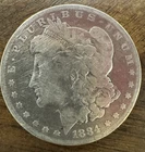 1884 P Morgan Silver Dollar