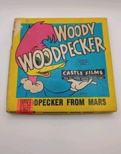Castle Films 526 8mm Complete Woody Woodpecker From Mars in Original Box Vintage