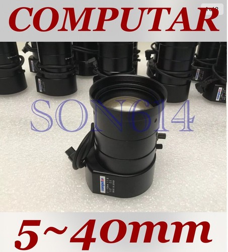 COMPUTAR CCTV Lens 5~40mm 1/3" CS 1:1.6 4 Security Surveillance Camera TESTED!