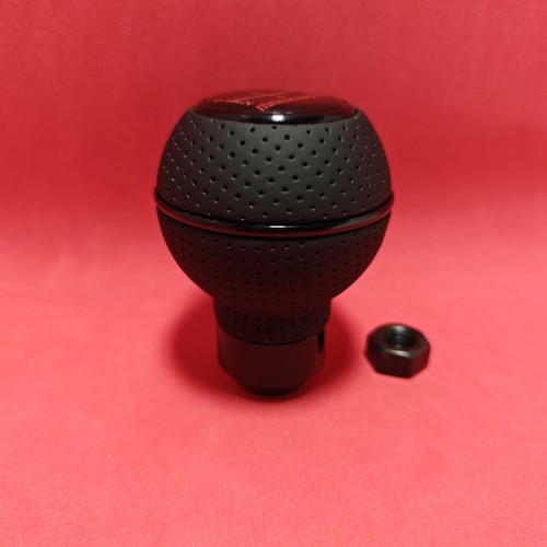 MS BLACK LEATHER 6SP SHIFT GEAR KNOB for MAZDA 2 3 5 6 CX-3 CX-5 MX5 MIATA SPORT - Picture 5 of 7