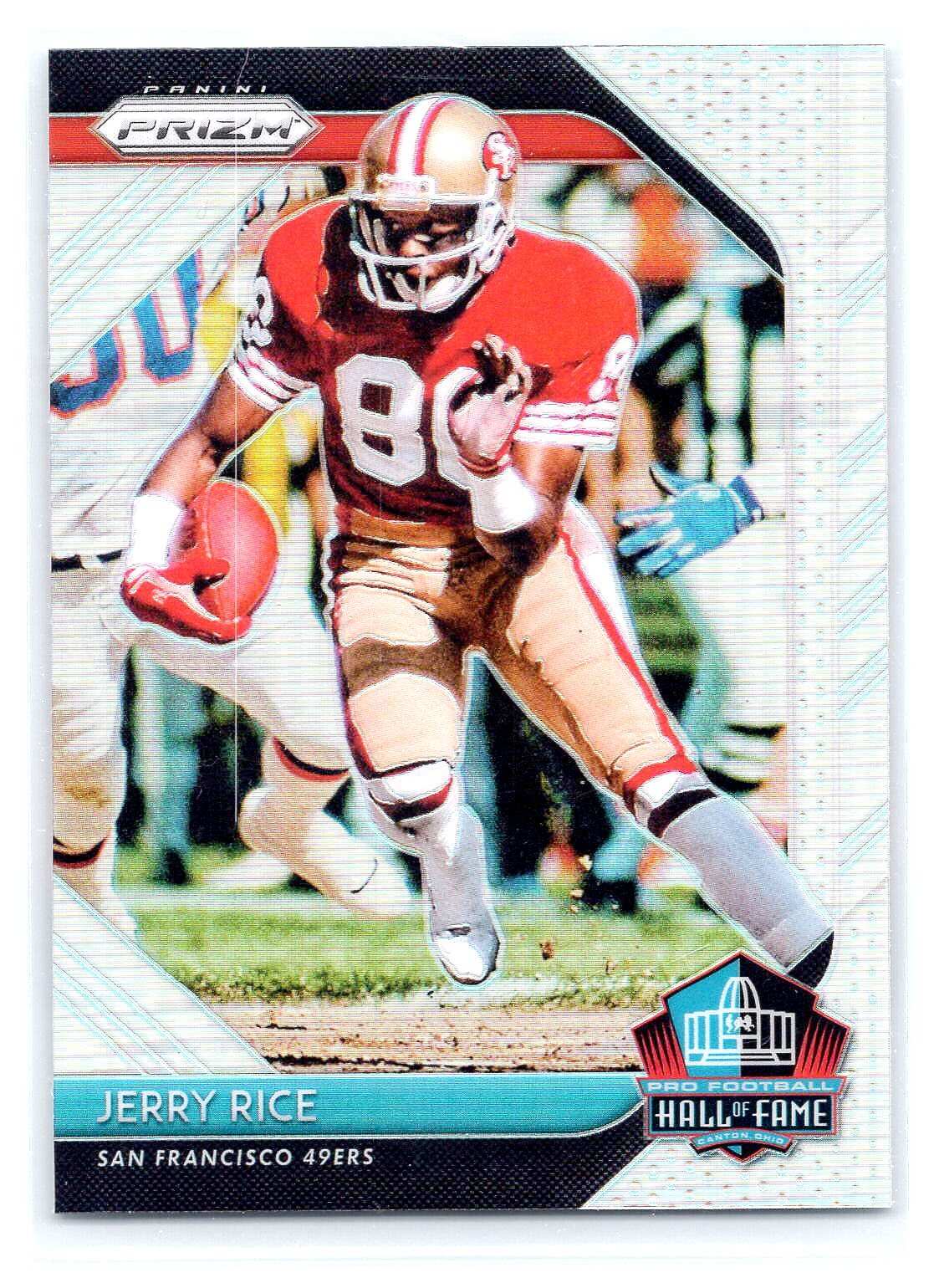 2018 Panini Prizm Football #HOF-8 Jerry Rice Hall of Fame Prizm San Francisco