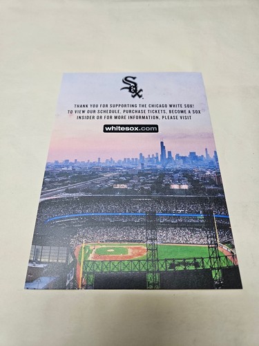 Chicago White Sox MLB Baseball #88 Luis Robert Jr. 4" x 5.75" Player Card - Picture 2 of 2