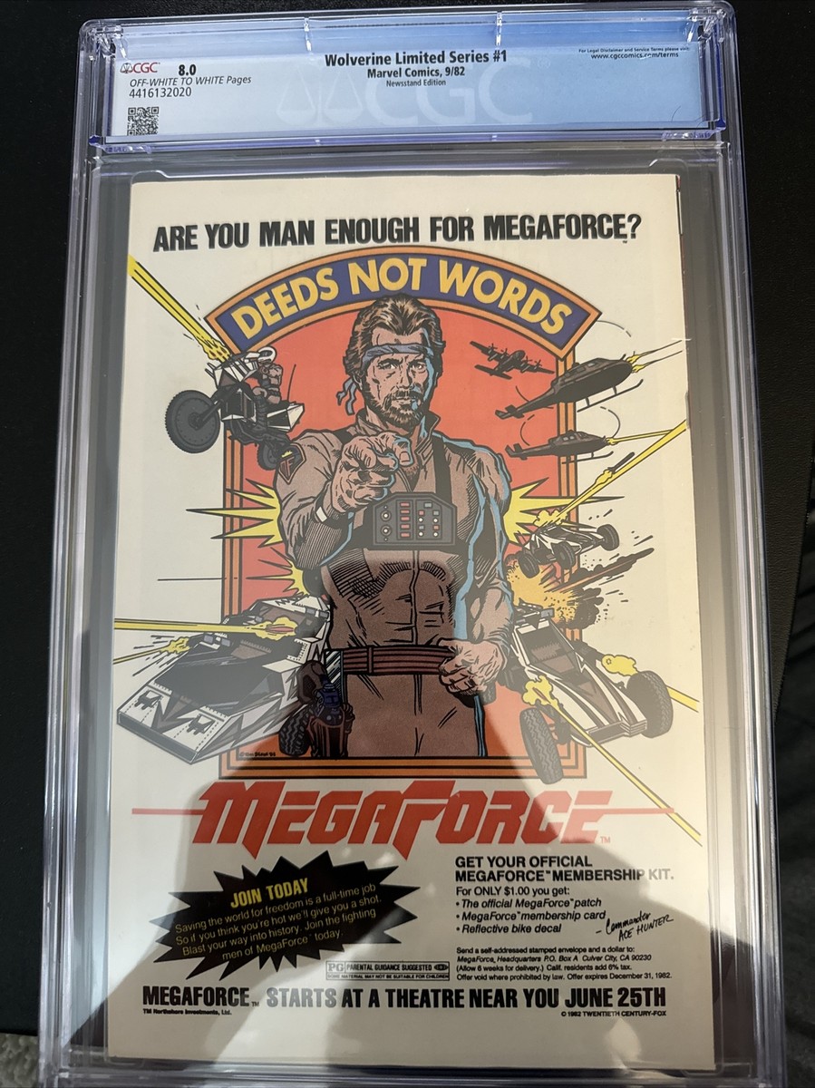 WOLVERINE LIMITED SERIES #1 CGC 8.0 (9/82) Marvel Comics | eBay