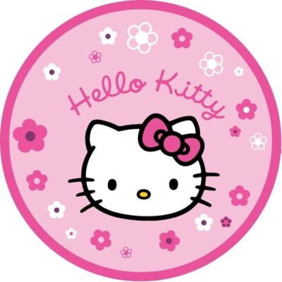 Hello Kitty Tortenaufleger Hello Kitty Essbar 20cm personalisierbar