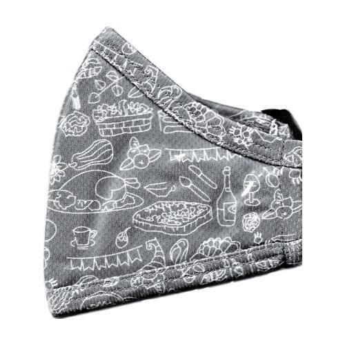 2pk Kids 3-7 Fall Holiday Mask Antimicrobial Adj. Nose Piece 3 Layers Washable - Picture 6 of 6