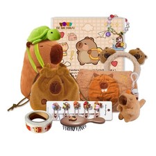 Capybara Plush Gifts for Girls 4 5 6 7 8 9 10 Years Old, Kids Cute Capybara ...