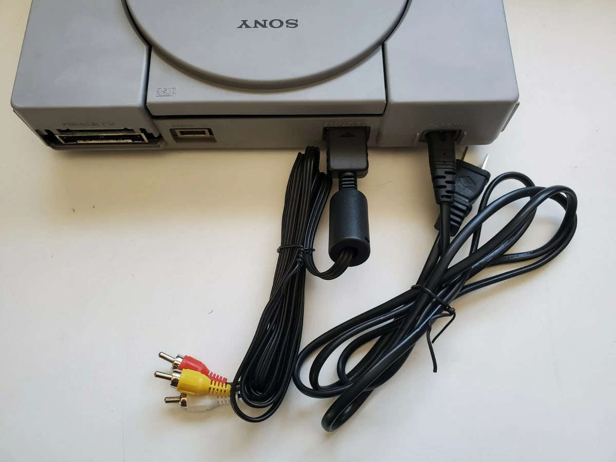 Nuevo paquete de cable AV y cable de alimentación de CA PS1 (Sony Playstation) ENVÍO RÁPIDO