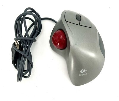 Logitech TrackMan Wheel Mouse USB Optical Trackball Mouse T-BB18 Tested