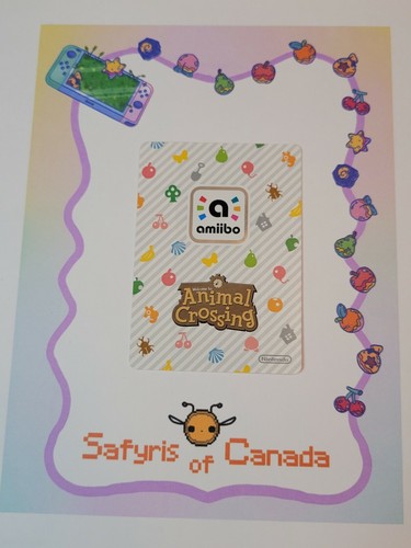 Carte amiibo Pashmina #331 Animal Crossing authentique jamais numérisée - Photo 2/3