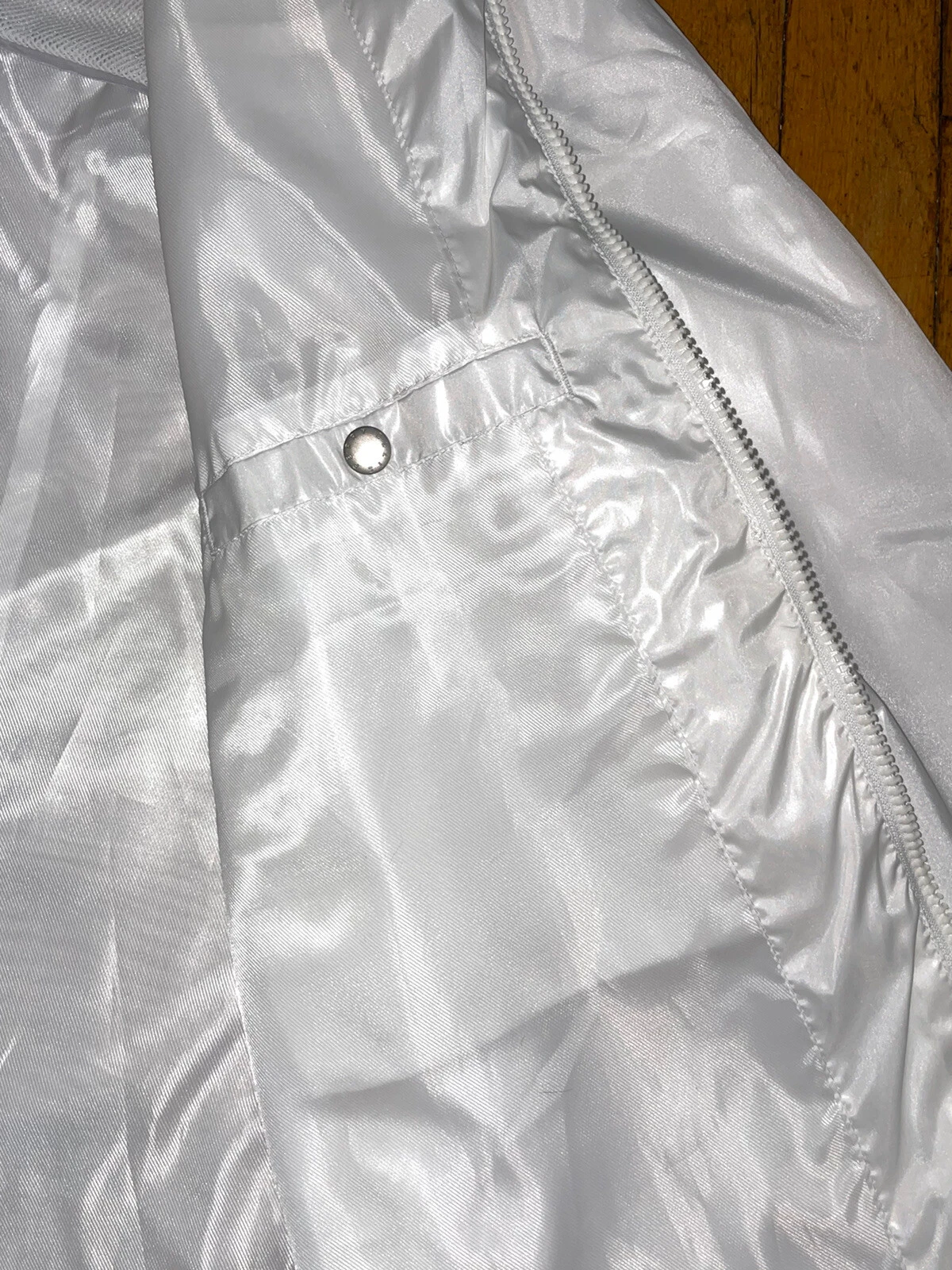 NWT Perry Ellis Full Zip Hooded Mens Size XL Jacket White - product detail image 12