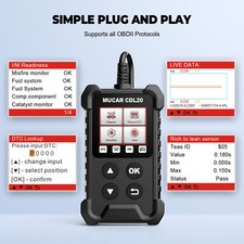 Used Mucar Cdl20 Engine Fault Diagnostic Tool Car Obd2 Scanner Code Reader Check Used Mucar Cdl20 Engine Fault Diagnostic Tool Car Obd2 Scanner Code Reader Check
