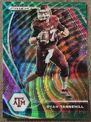 Ryan Tannehill 2021 Prizm Draft Picks Green Wave Prizms Texas A&M