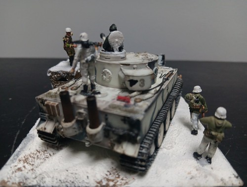 "Mishkino'43'sPz.Abt.502#3'☠️"/Sdkfz.181"Tiger Mk.l"Ausf.E,(IP)w/7×Figs,RU/Feb. - Picture 4 of 13
