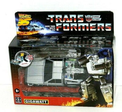 TRANSFORMERS DELOREAN BACK TO THE FUTURE GIGAWATT 35TH RARE EDITION NEW SEALED