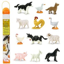 Safari Ltd. Farm TOOB - 12 Figurines Including Cow, Pig, Goat, Horse, and Mor...