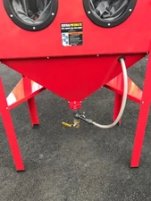 Blast cabinet metering valve Harbor Freight sandblasting metering 
