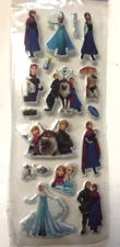 #17 Frozen Disney Puffy Sticker Sheet Children Kids Birthday Party Bag Reward