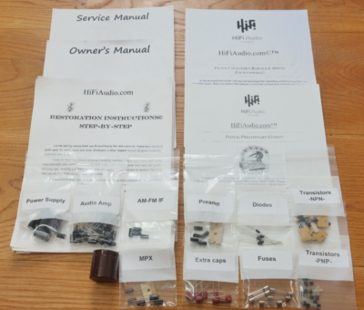 Harman Kardon 330 three thirty Nocturne restoration kit service
