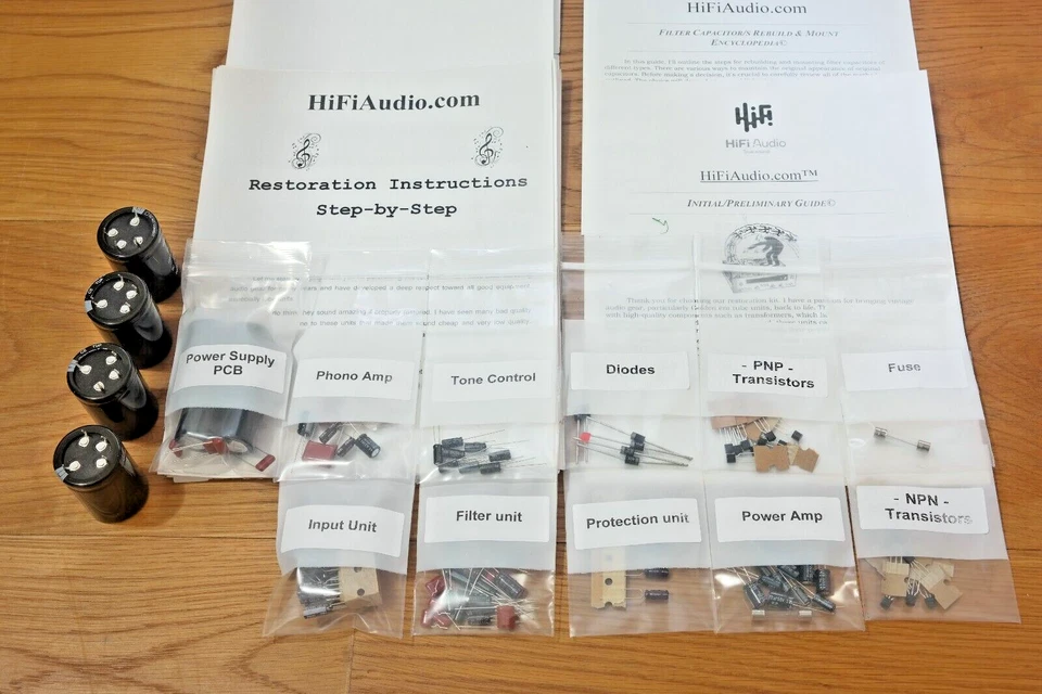 Revox B750 rebuild restoration recap service kit repair filter capacitor upgrade - Image 2 of 4